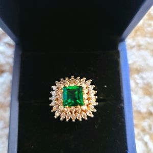 Gold plated ring